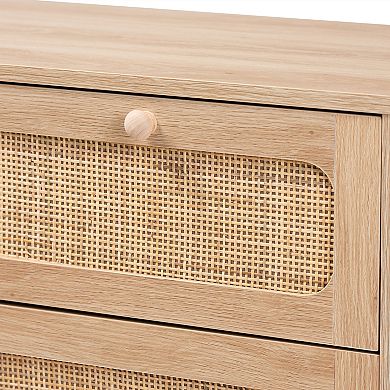 Baxton Studio Elsbeth 5-Drawer Storage Cabinet
