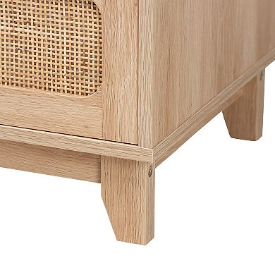 Baxton Studio Elsbeth 5-Drawer Storage Cabinet