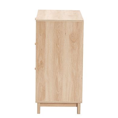 Baxton Studio Elsbeth 3-Drawer Storage Cabinet