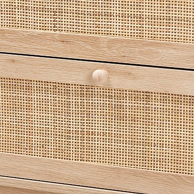 Baxton Studio Elsbeth 3-Drawer Storage Cabinet