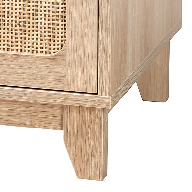 Baxton Studio Elsbeth 3-Drawer Storage Cabinet