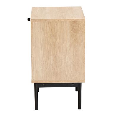 Baxton Studio Sherwin 1-Drawer End Table