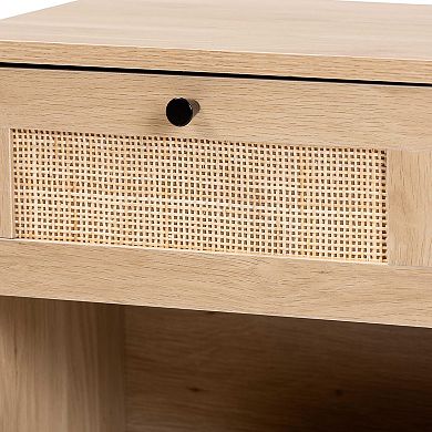 Baxton Studio Sherwin 1-Drawer End Table