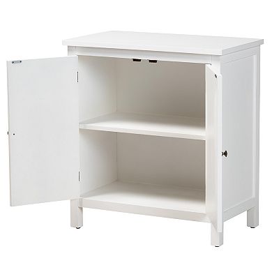 Baxton Studio Yelena 2-Door Storage Cabinet