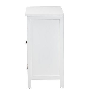 Baxton Studio Yelena 2-Door Storage Cabinet