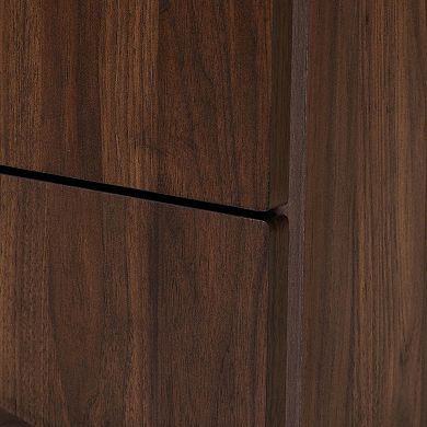 Baxton Studio Graceland 2-Drawer Nightstand