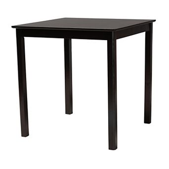 Baxton Studio Lenoir Counter Height Square Pub Table