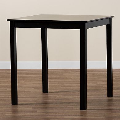 Baxton Studio Lenoir Counter Height Square Pub Table