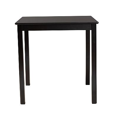 Baxton Studio Lenoir Counter Height Square Pub Table