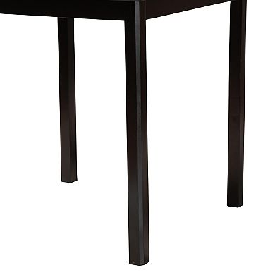 Baxton Studio Lenoir Counter Height Square Pub Table