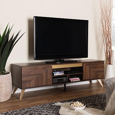 Baxton Studio Graceland 60-inch TV Stand with Storage