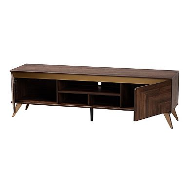Baxton Studio Graceland 60-inch TV Stand with Storage