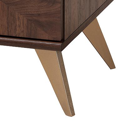 Baxton Studio Graceland 60-inch TV Stand with Storage