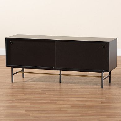 Baxton Studio Truett Modern TV Stand with Storage