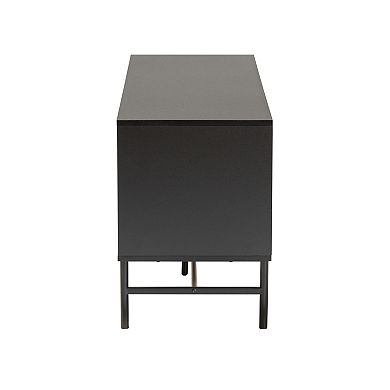 Baxton Studio Truett Modern TV Stand with Storage