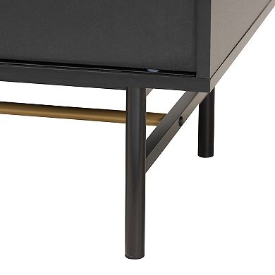 Baxton Studio Truett Modern TV Stand with Storage