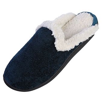 Roxoni Women’s Memory Foam Knit Sweater Clog Slippers