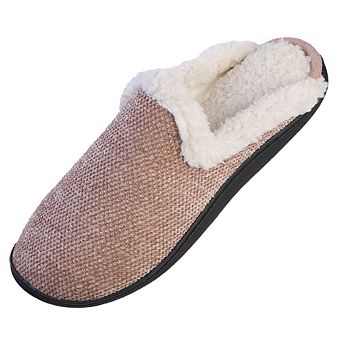 Roxoni Women’s Memory Foam Knit Sweater Clog Slippers