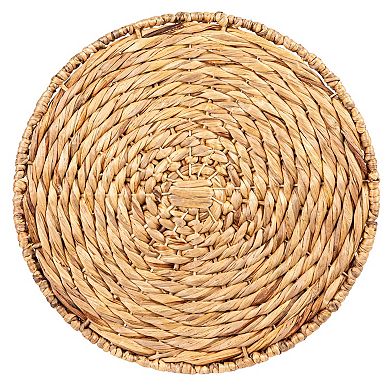 Hello Honey Hand-Woven Water Hyacinth Table
