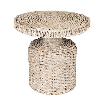 Hello Honey Hand-Woven Water Hyacinth Table