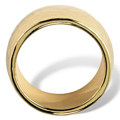 Gold-Plated Hammered-Style Band 11mm