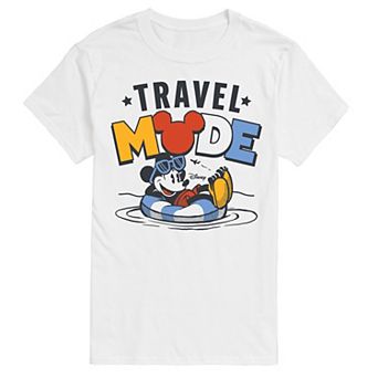 Big & Tall Disney's Mickey Mouse Travel Mode Graphic Tee