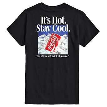 Big & Tall Coca-Cola It's Hot. Stay Cool. Graphic Tee