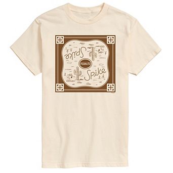 Big & Tall Peanuts Spike Bandana Print Graphic Tee
