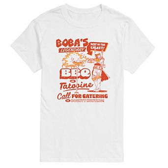 Big & Tall Star Wars Boba's Legendary BBQ in Tatooine Graphic Tee