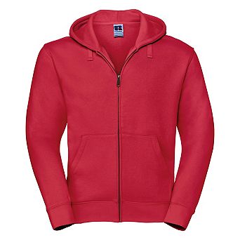 Russell Mens Authentic Full Zip Hooded Sweatshirt / Hoodie