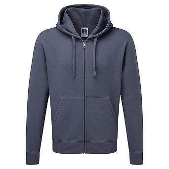 Russell Mens Authentic Full Zip Hooded Sweatshirt / Hoodie