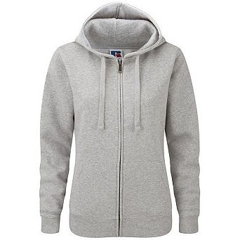 Russell Mens Authentic Full Zip Hooded Sweatshirt / Hoodie