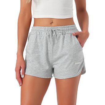 Women's Soft Pajama Shorts Stretchy Comfy High Elastic Boxer Lounge Summer Sport Shorts with Pockets