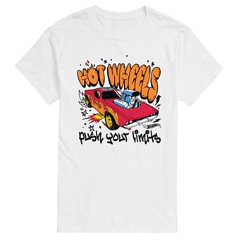 Big & Tall Hot Wheels Push Your Limits Graffiti Graphic Tee