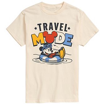 Men's Disney's Mickey Mouse Travel Mode Graphic Tee