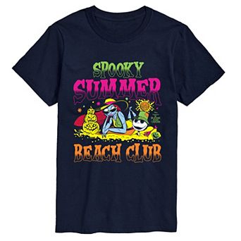 Men's Disney's The Nightmare Before Christmas Spooky Summer Beach Club Graphic Tee
