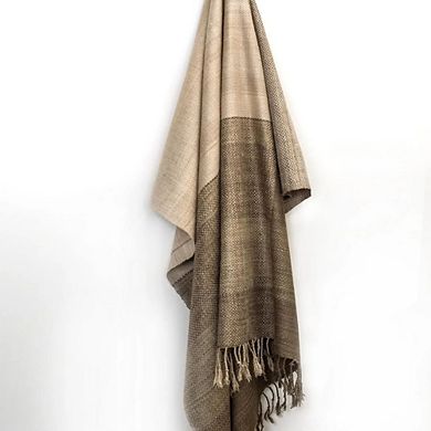 Block Handwoven Silk Throw