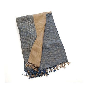 Block Handwoven Silk Throw