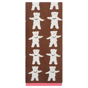 Animal Pattern Cotton Hand Towel Cute Cartoon Jacquard Soft Absorbent Towel for Home Decor 13" x 29"