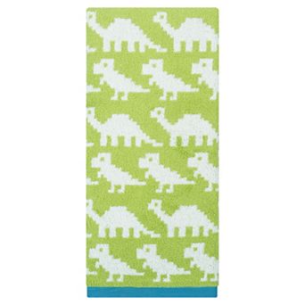 Animal Pattern Cotton Hand Towel Cute Cartoon Jacquard Soft Absorbent Towel for Home Decor 13" x 29"