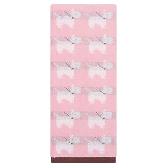 Animal Pattern Cotton Hand Towel Cute Cartoon Jacquard Soft Absorbent Towel for Home Decor 13" x 29"