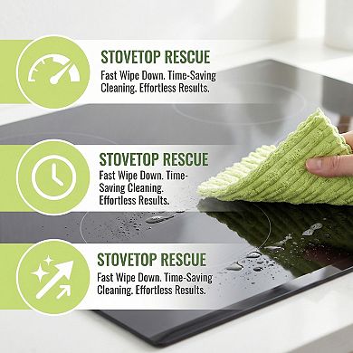 Microfiber Cleaning Cloth Solid Streak Free Glass Mirror Cloths Lint Free Dish Cloths Pack 3 12"x12"