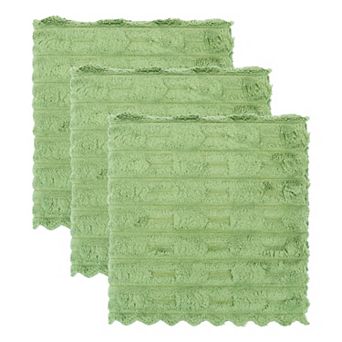Microfiber Cleaning Cloth Solid Streak Free Glass Mirror Cloths Lint Free Dish Cloths Pack 3 12"x12"