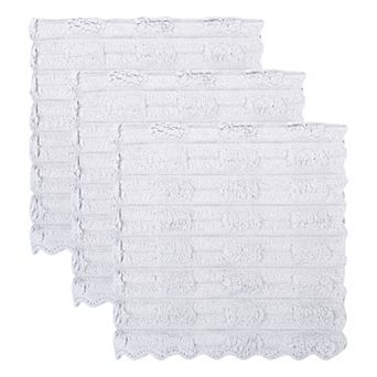 Microfiber Cleaning Cloth Solid Streak Free Glass Mirror Cloths Lint Free Dish Cloths Pack 3 12"x12"