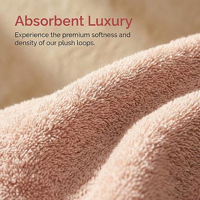 2 Pack Pure Cotton Hand Towels, Soft Absorbent Towel for Bathroom Block Decorative Towel Set 13"x29"