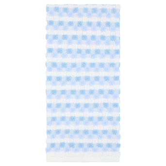 Checkered Plaid Cotton Hand Towel 29x13 in 3D Jacquard Soft Absorbent Towel for Home