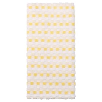 Checkered Plaid Cotton Hand Towel 29x13 in 3D Jacquard Soft Absorbent Towel for Home