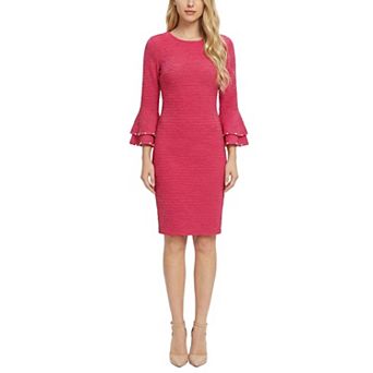 Long Sleeve Dress With Bell Cuffs