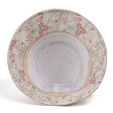 Womens Wide Brim Summer Sun Hat Lightweight Linen Style Bucket Hat