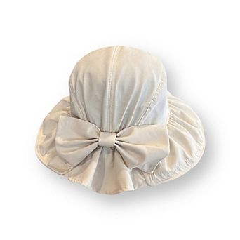 Womens Sun Hat with Large Bow Lightweight Summer Bucket Hat Outdoor Travel Hat